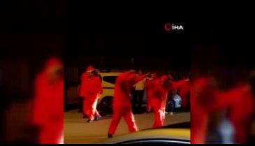 Bursa'da 'La Casa De Papel'li damat eğlencesi