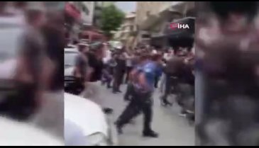 Bir çocuğu taciz ettiği iddia edilen şahsa meydan dayağı