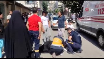 Bursa Orhangazi'de otomobilin çarptığı kadın yaralandı