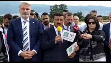 İYİ Parti Bursa, Samanlı Projesi'nin iptalini istedi