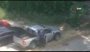 Bursa'da otomobil faresi polise böyle yakalandı