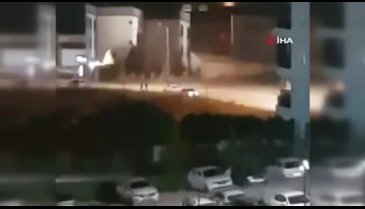 Bursa'da gece vakti drift yapan sürücü mahalleyi ayağa kaldırdı