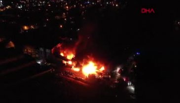 Kahramanmaraş'ta fabrikada yangın