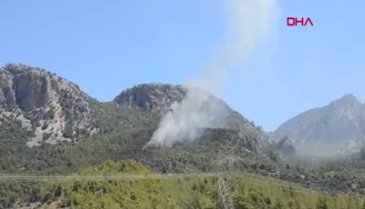 Antalya'da çıkan orman yangını iki saatte kontrol altına alındı, soğutma çalışmaları ise sürüyor