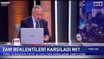 Türk-İş Başkanı Ergün Atalay canlı yayında aldığı maaşı açıkladı