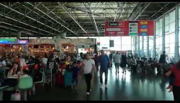 Bursa otobüs terminalinde bayram yoğunluğu