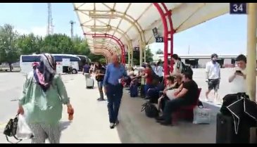 Bursa otobüs terminalinde bayram yoğunluğu - 2
