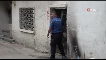 Önce komşusunun evini yaktı, sonra...