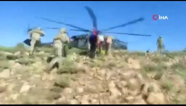 Rahatsızlanan vatandaş, Tunceli'den helikopterle Elazığ'a sevk edildi