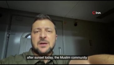 &nbsp;Ukrayna Devlet Başkanı Zelenskiy'den Türkçe 'Kurban Bayramı' mesajı