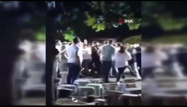 Asker eğlentisinde 'ayağıma bastın' kavgası