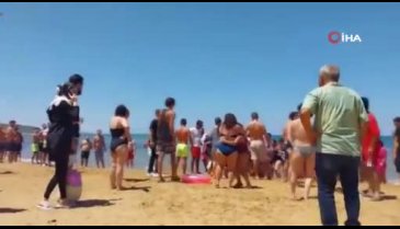 Kalp masajı yapılırken şoka giren anneye tokat