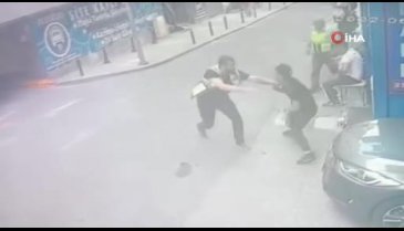 Otoparkçı, hırsızı tekme atarak yakalayabildi