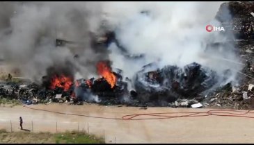 Bursa geri dönüşüm tesisinde yangın! - 2
