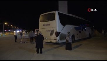 Arızalı otobüs ile kilometrelerce yol kat etti
