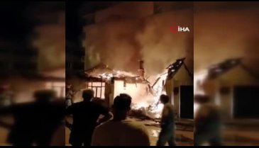 Bursa'da mahalleliyi sokağa döken yangın!