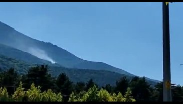 Bursa'da Uludağ eteklerinde korkutan yangın