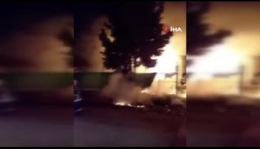 Bursa'da trafo bomba gibi patladı