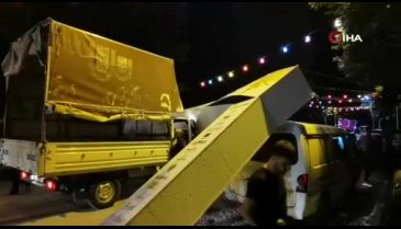 Bursa'da Hikmet Şahin Kültürparkı'nda faciadan dönüldü