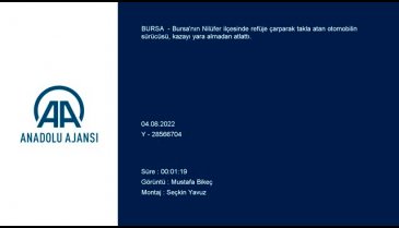 Bursa'daki kazada mucize kurtuluş