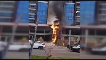 Bursa'da mobilya dükkanında yangın