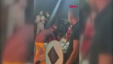 Bursa'da düğünde damada kadın iç çamaşırı giydirip, tasma taktılar
