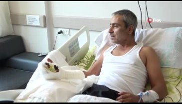 Bursa'da kopan 3 parmağını poşete koyup hastaneye gitti