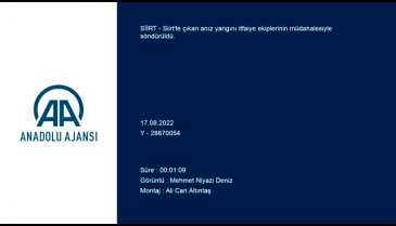 Siirt'te çıkan anız yangınında 5 dönüm alan zarar gördü