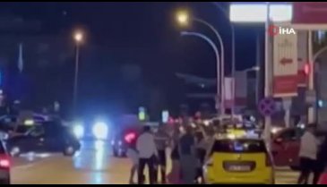 Bursa'da eğlence çıkışı ortalık savaş alanına döndü