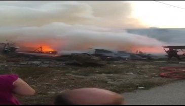 Bursa'da boş arazide korkutan yangın! Facia kıl payı önlendi... - 2