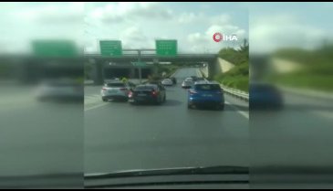 İstanbul'da tehlikeli düğün konvoyu