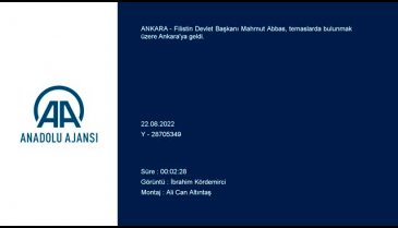 Filistin Devlet Başkanı Mahmut Abbas, Ankara'da