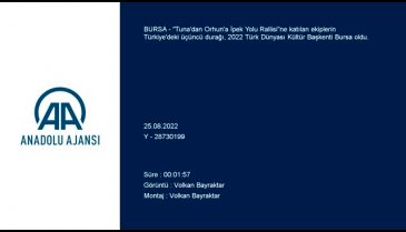 Tuna'dan Orhun'a İpek Yolu Rallisi ekipleri Bursa'da