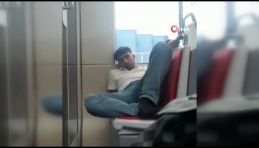 İstanbul'da tramvayda pes dedirten olay!