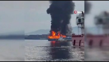 Filipinler'de 82 kişinin bulunduğu feribotta yangın çıktı