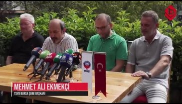 TSYD Bursa; İsmail Ertekin, Tahsin Tam ve basın mensuplarını bir araya getirdi