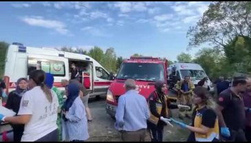 Bursa'da otobüs şarampole uçtu: 3 ölü 37 yaralı