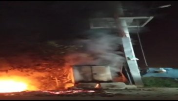 Bursa'da trafo yangını