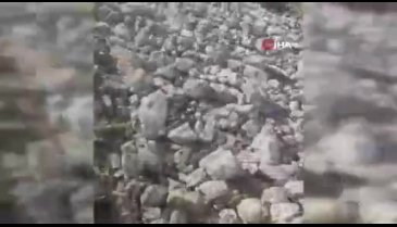 Erzincan'da taş seli