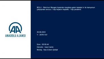 Bolu'da kamyon ve tır çapıştı: 1 ölü, 1 yaralı
