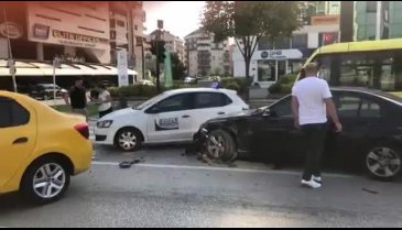 Bursa Özlüce'de zincirleme kaza