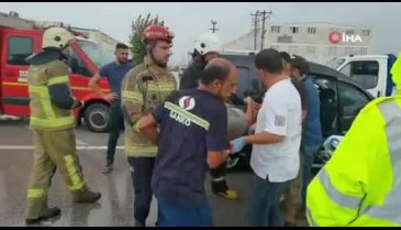Bursa'da hatalı dönüş kazaya neden oldu: 4 yaralı