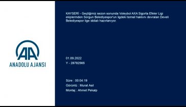 Develi Belediyespor Voleybol Takımı, Efeler Ligi'ne iddialı hazırlanıyor