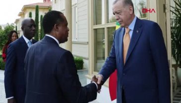 Cumhurbaşkanı Erdoğan, Kongo'lu mevkidaşı Denis Sassou N'Guesso ile görüştü