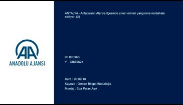 Antalya'da orman yangını