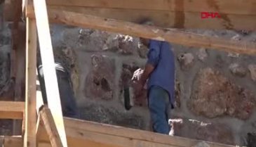 Antalya'daki Alanya Kalesi surları restore ediliyor