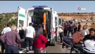 Gaziantep'te traktör fıstık tarlasına uçtu: 1 ölü, 4 yaralı