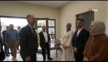 Bursa'da nikah masasında sürpriz
