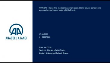 Kayseri'de bir okula ateş açıldı