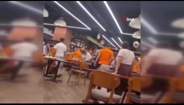 Köfteci Yusuf'taki kavgada ortalık savaş alanına döndü